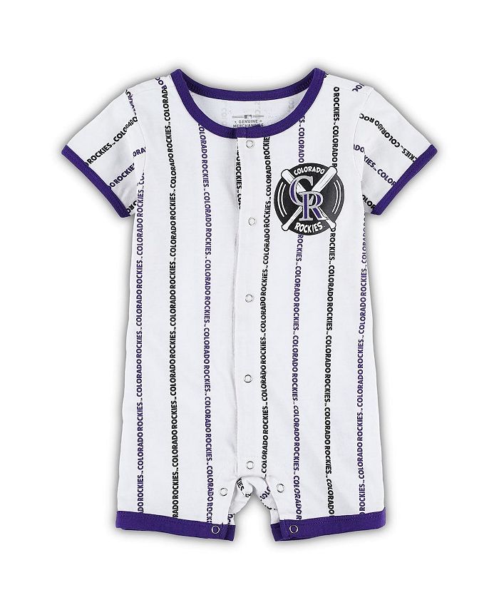 Outerstuff Infant Boys and Girls White Colorado Rockies Ball Hitter