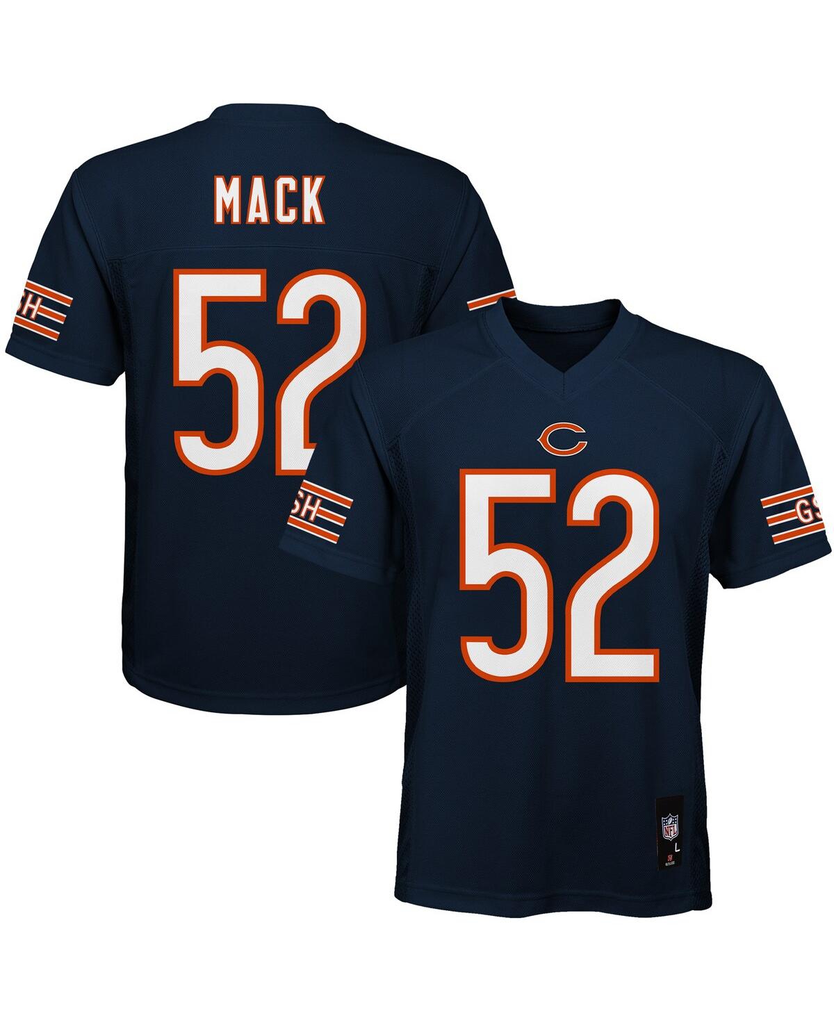 Big Boys and Girls Khalil MackChicago Bears Replica Player Jersey - Navy
