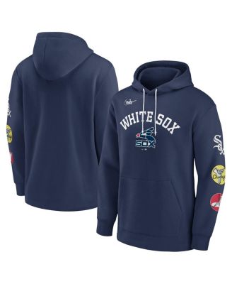 Men's Navy Chicago White Sox Rewind Lefty Pullover Hoodie