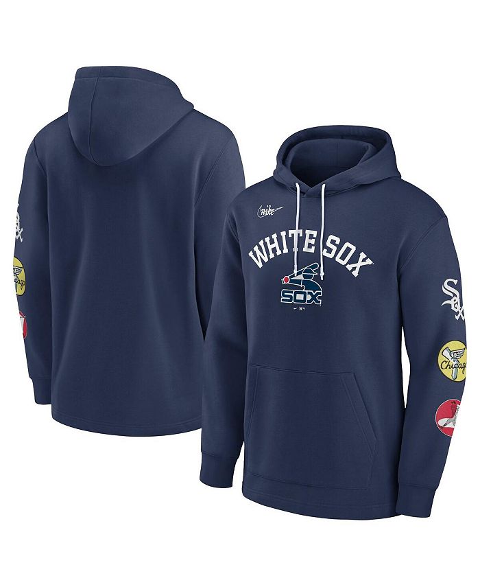 Boston Red Sox Nike Rewind Lefty Pullover Hoodie - Navy