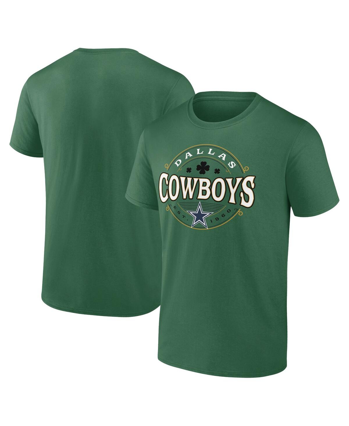 Shop Fanatics Men's  Kelly Green Dallas Cowboys Celtic T-shirt