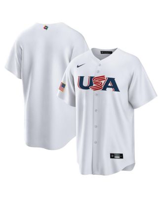 Men's Nike White USA Baseball 2023 World Baseball Classic Replica