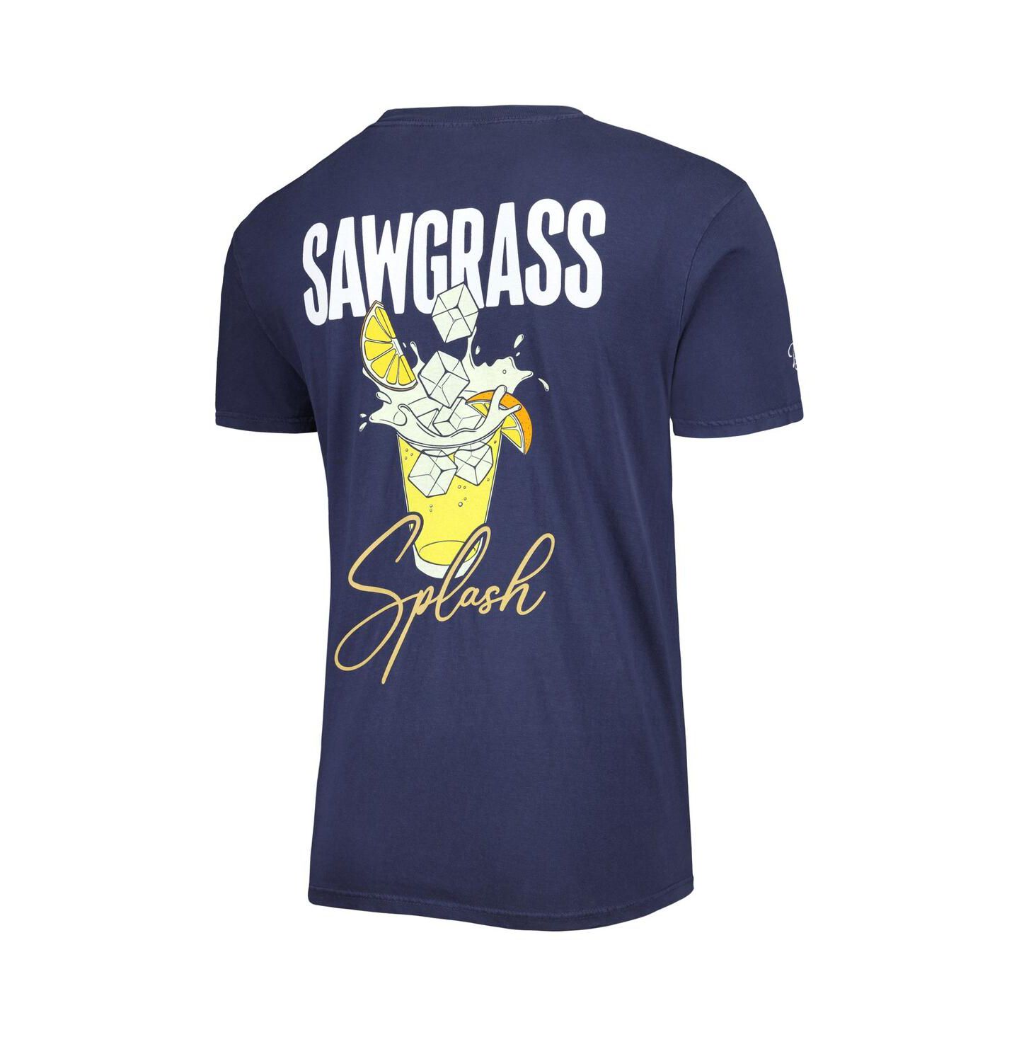 Мужская футболка Barstool Golf Navy the Players Sawgrass Splash — фото 2