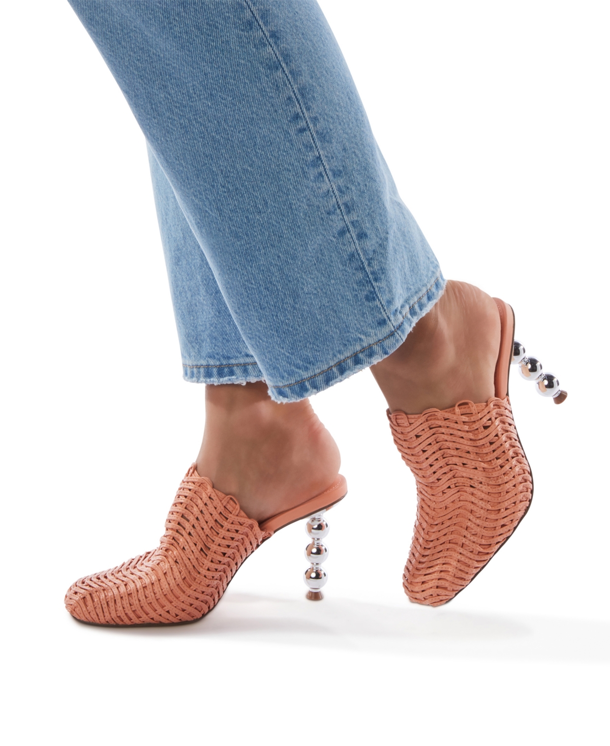 Katy Perry Women's The Beed Zig Zag Slip-On Mules