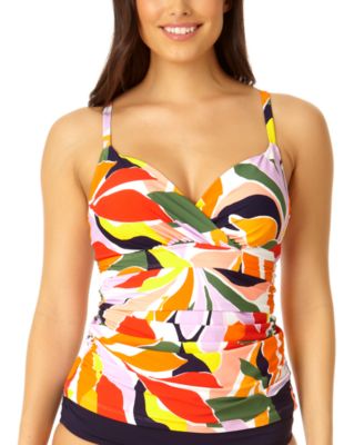 Anne Cole - Women's Printed Triangle Tankini Top