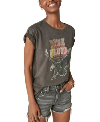 Lucky Brand - Women's Pink Floyd Eagle Crew T-Shirt