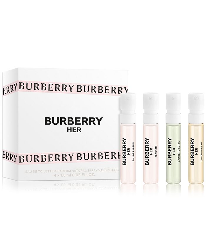 Burberry Free 4-pc. fragrance sampler with large spray purchase from the  Burberry Her Fragrance Collection - Macy's