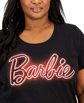 Trendy Plus Size Barbie Graphic Print T Shirt