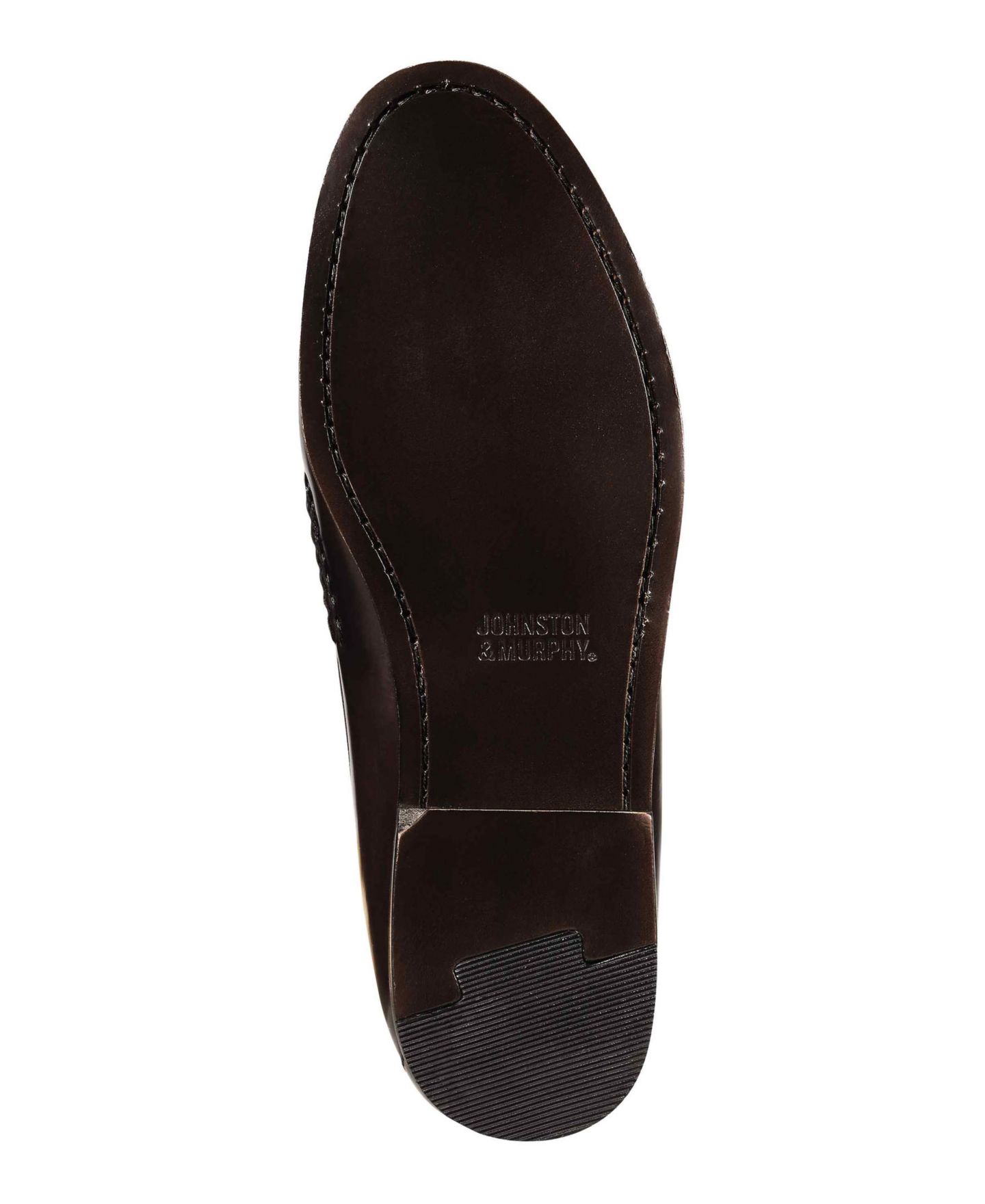 Мужские туфли Johnston & Murphy Hayes Penny Slip-On, цвет: Чёрный — фото 5