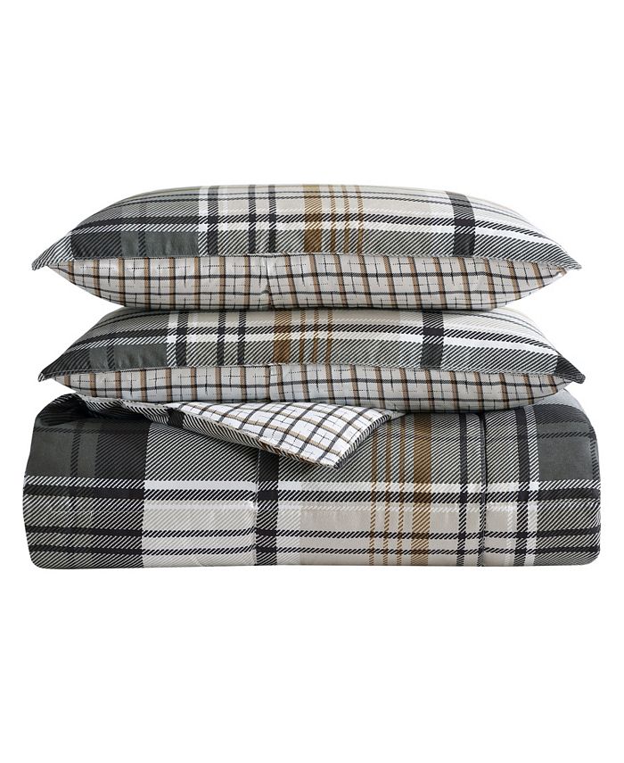 Eddie Bauer Normandy Plaid Comforter Set, King Macy's