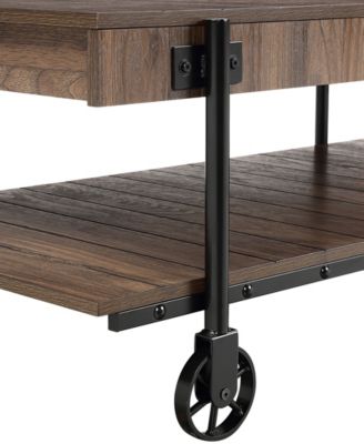 Luther 18" Steel Rectangle Coffee Table