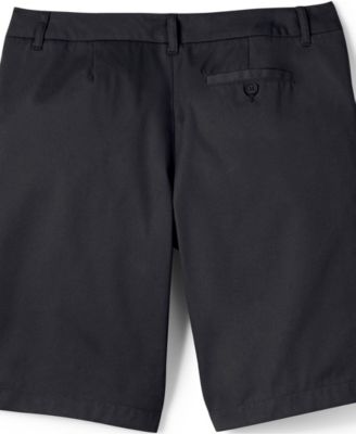 Women's Plain Front Blend Chino Shorts