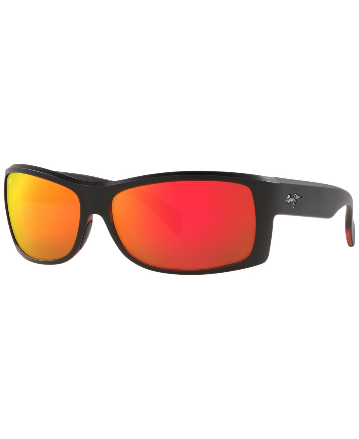Unisex Polarized Sunglasses, Equator 65 - Black Shiny