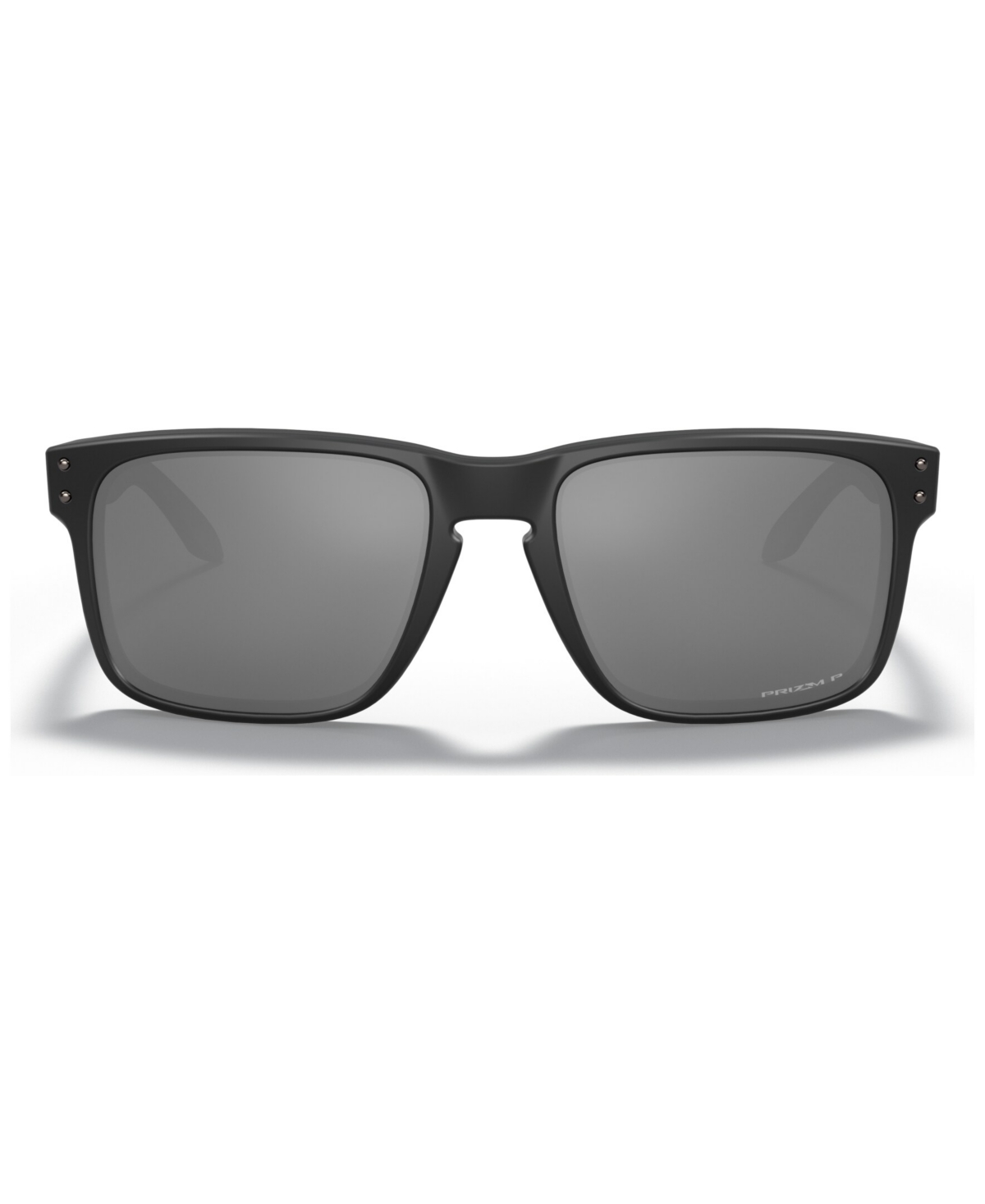 Shop Oakley Men's Polarized Low Bridge Fit Sunglasses, Oo9244 Holbrook 56 In Matte Black