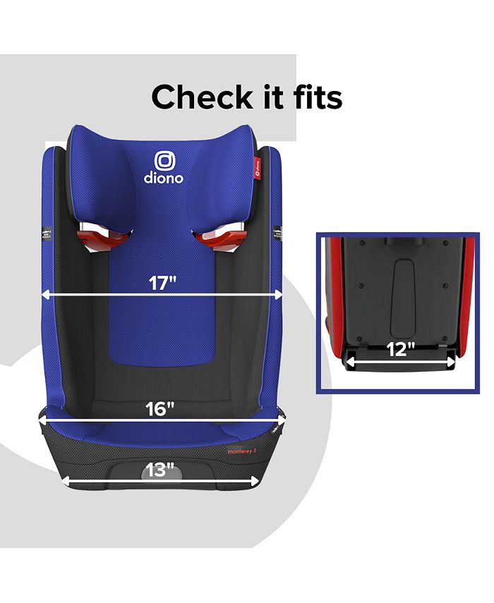 Diono Monterey 5Ist Fixsafe Rigid Latch High Back Booster Car Seat Macy's