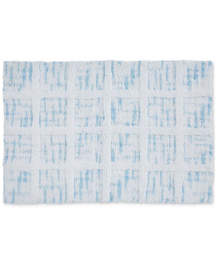 Seventh Studio Windowpane Cotton Bath Rug, 20" x 30" Macy's