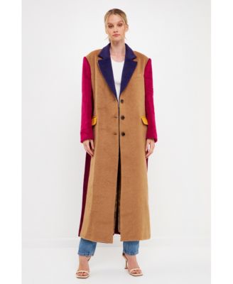 Women's Over Colorblock Coat