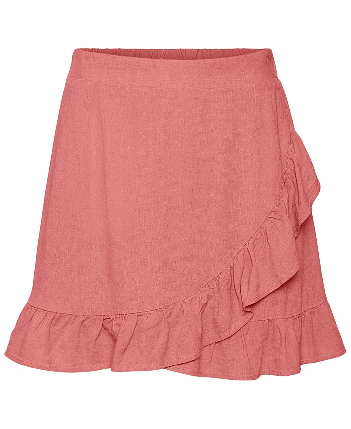 Moda Ruffle-Trim Mini Skirt - Macy's