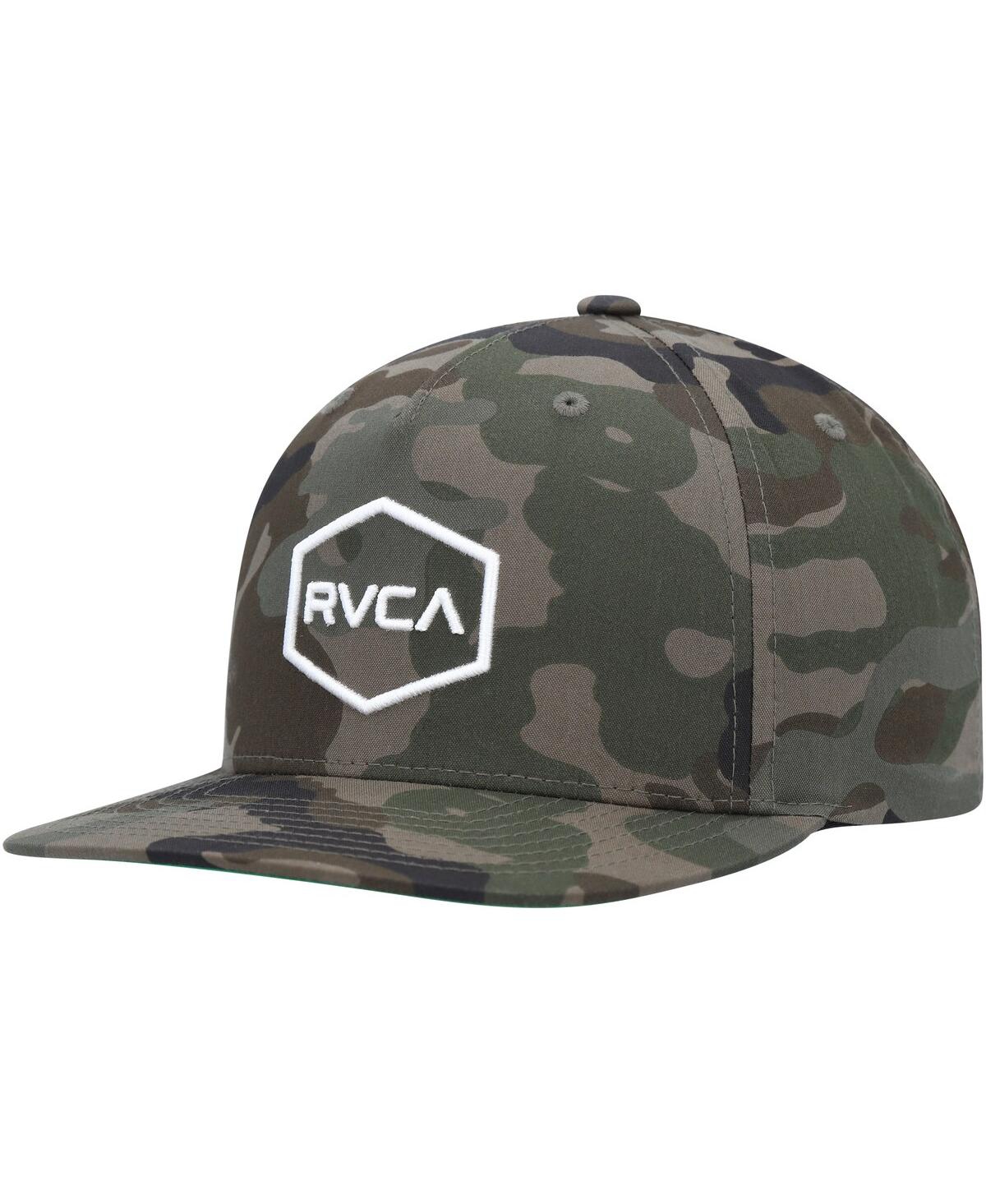 Rvca Kids' Big Boys  Camo Commonwealth Snapback Hat