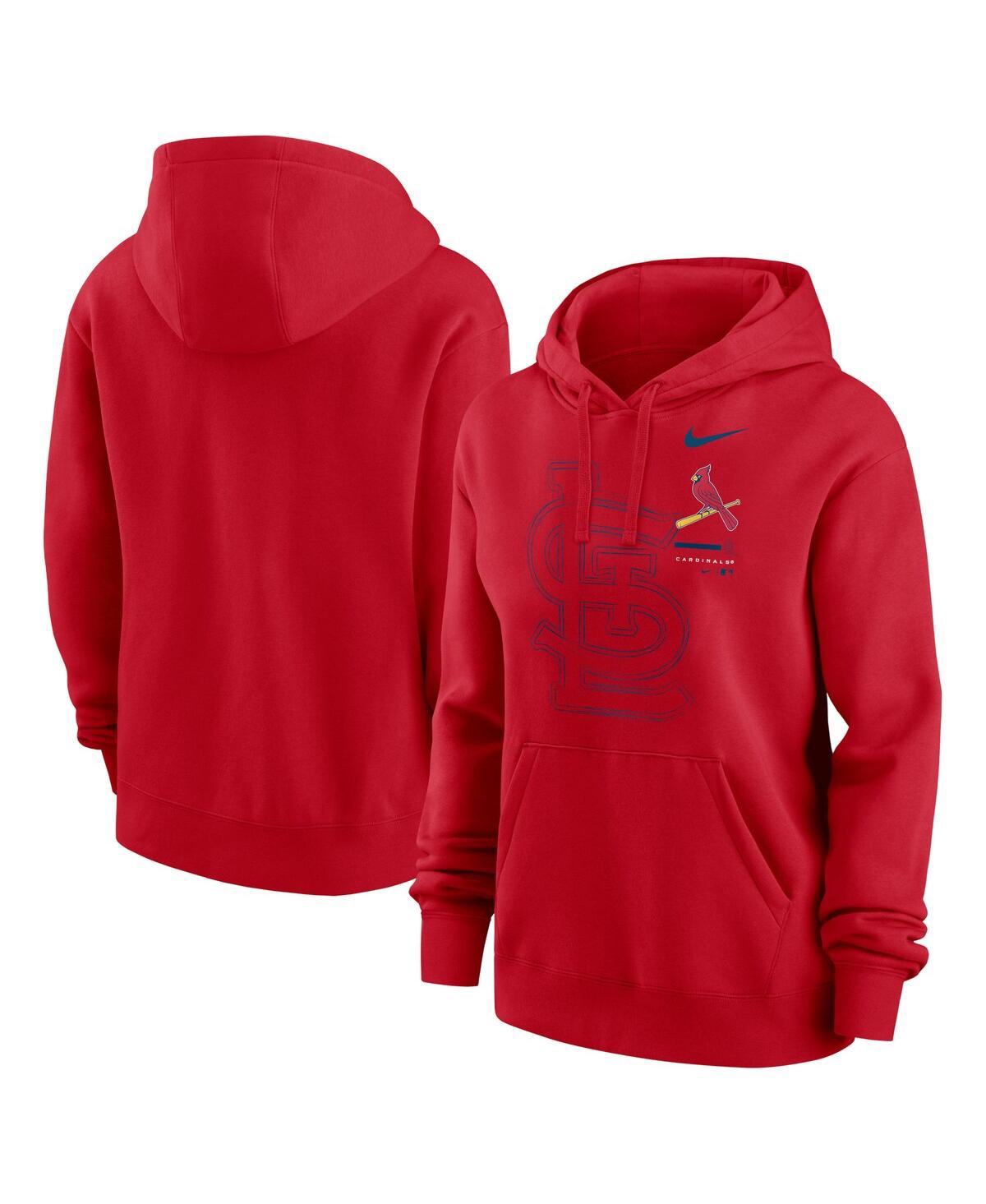 Shop Nike Women's  Red St. Louis Cardinals Big Game Pullover Hoodie