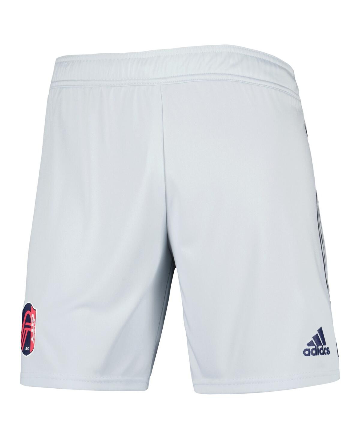 Shop Adidas Originals Men's Adidas Gray St. Louis City Sc 2023 Away Aeroready Authentic Shorts