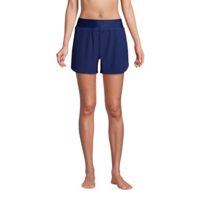Women's Curvy Fit 5" Quick Dry Board Shorts Swim Shorts with Panty