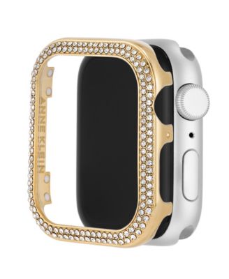 Women's Premium Crystal Gold-Tone Alloy Metal Protective Case designed for Apple Watch&reg; 41mm