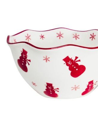 Winterfest Holiday 3-Piece Candy Bowl Set