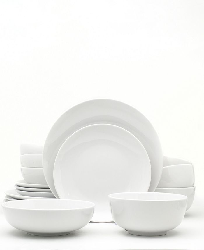 Home Essentials Bakeware Set, White Ceramic, 6pc, Open Box