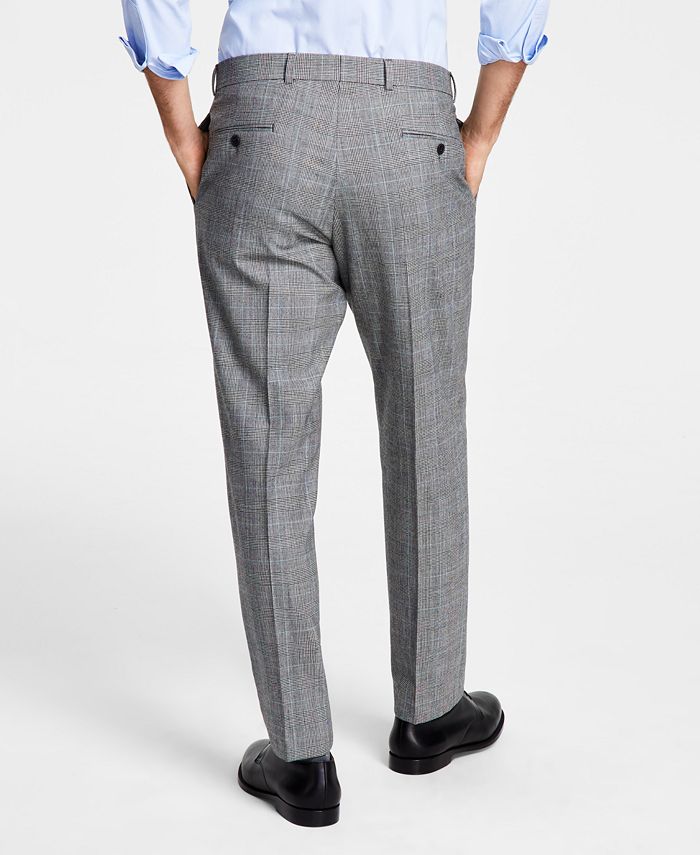 Brooks Brothers Men's Classic-Fit Plaid Wool-Blend Stretch Suit ...