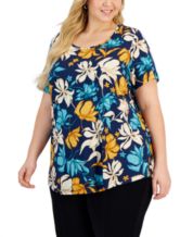 Macy's last act plus size tops new arrivals