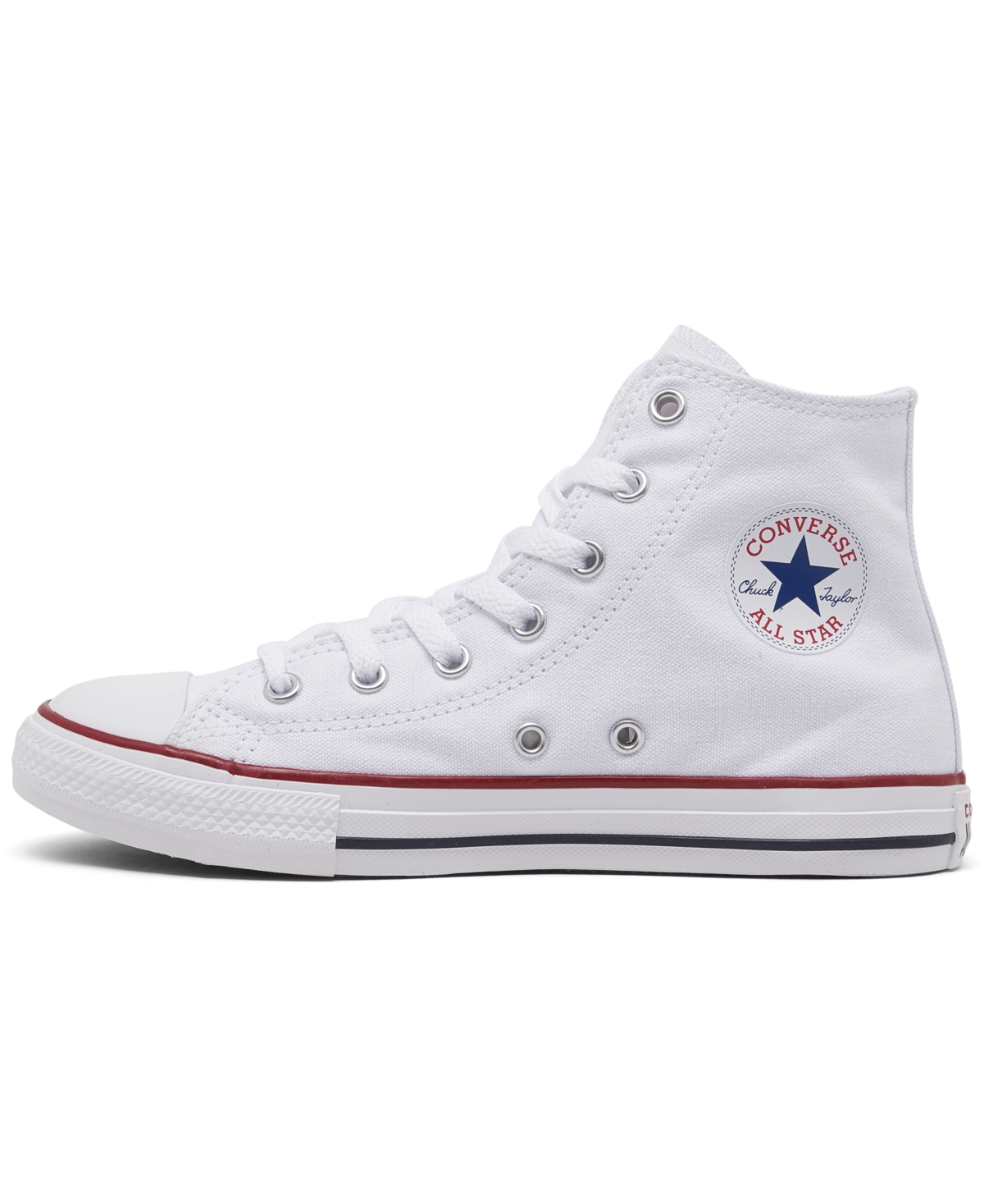 Converse Little Kids Chuck Taylor Hi Casual Sneakers From Finish Line In Optical White