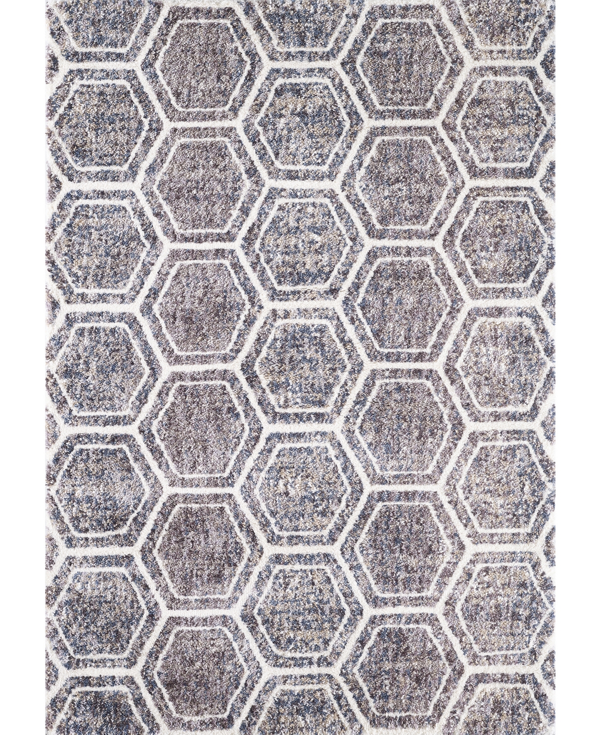 Kas Bungalow 2303 7'10in x 10'6in Area Rug - Gray, Teal
