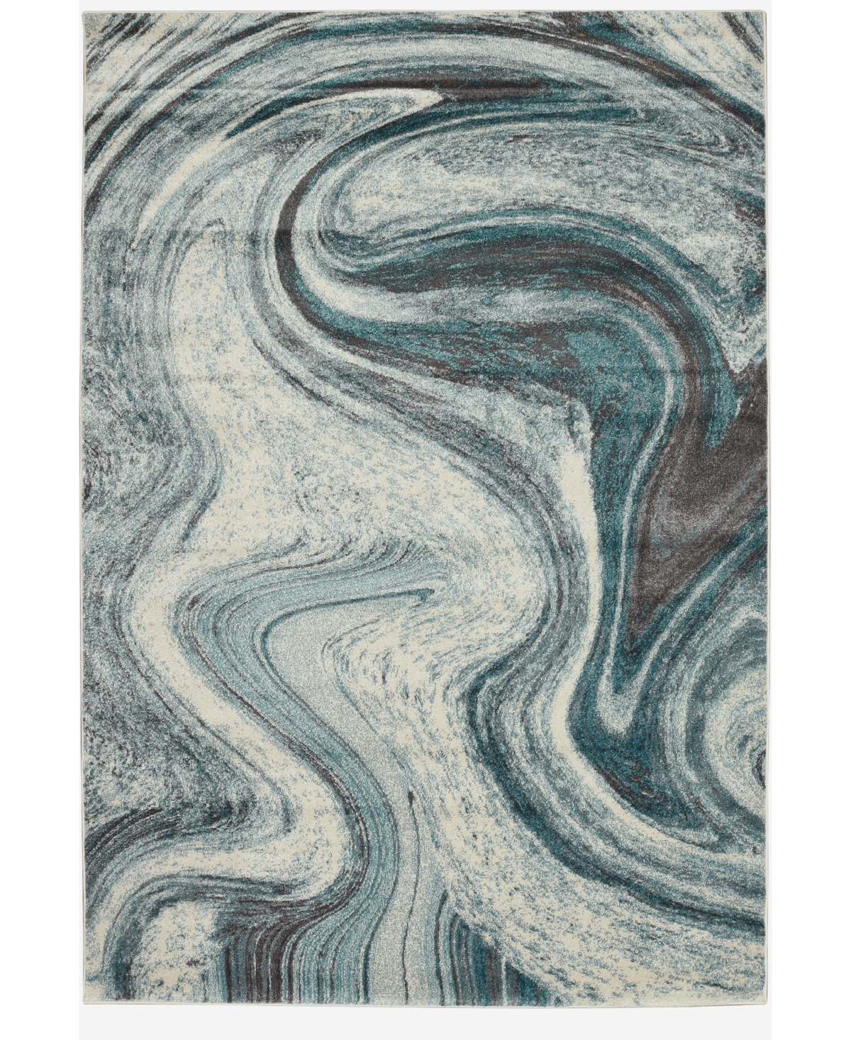 Kas Illusions 6226 9'10in x 13'2in Area Rug - Teal
