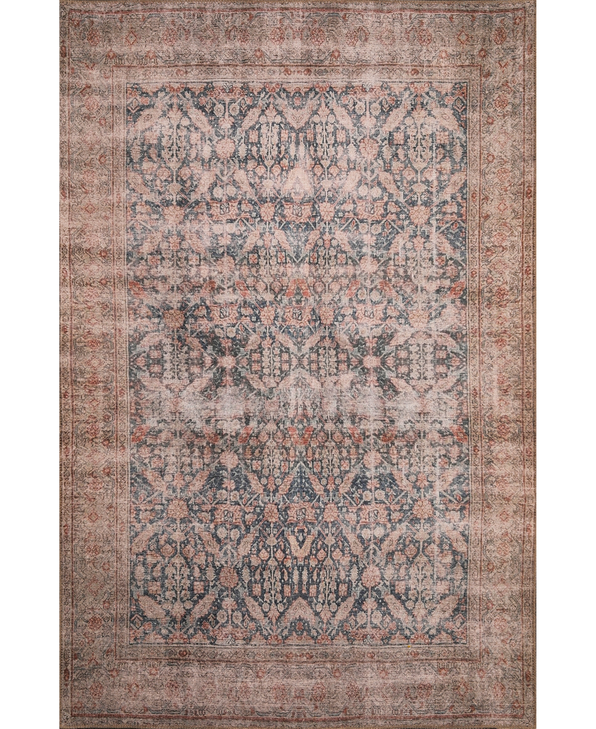 Kas London Machine Washable 4800 5' X 7'6" Area Rug In Blue