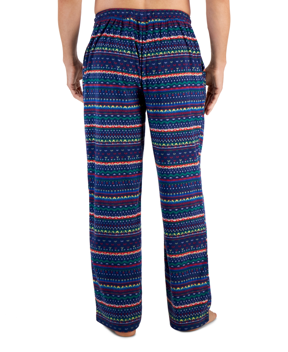 Club Room Men's Fleece Pajama Pants, Created For Macy's In Red