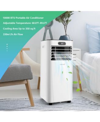 Portable 10000 BTU 3 in 1 Air Cooler with Remote Control and Drying Function Air Conditioner