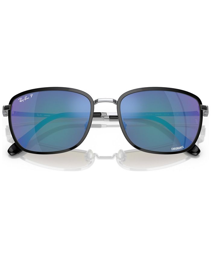 RayBan Men's Polarized Sunglasses, RB3705 Chromance Macy's