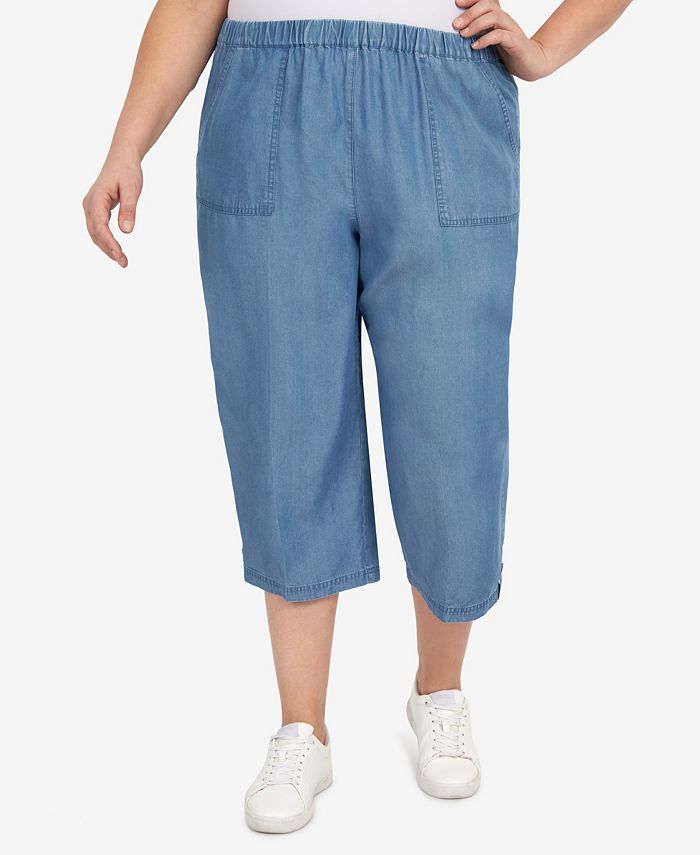 Alfred dunner discount denim capris