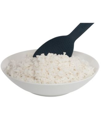 Helen’s Asian Kitchen Rice Kit with Stainless Steel Japanese Rice Washing Bowl and Silicone Never Stick Rice Paddle