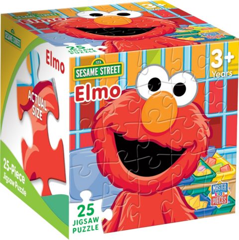 Детский пазл MasterPieces Puzzles Masterpieces Sesame Street Elmo's Fun Day 25 Piece Puzzle, Ages 3+
