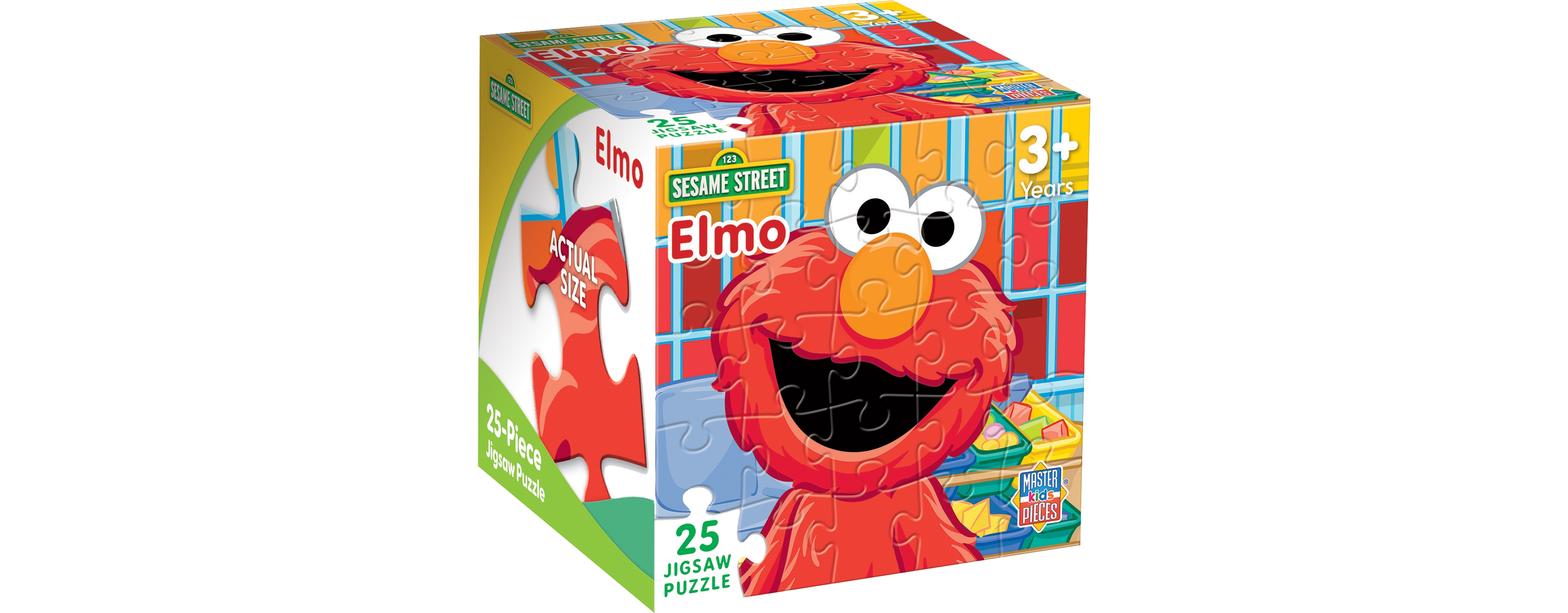 MasterPieces Sesame Street - Elmo 25 Piece Jigsaw Puzzle for Kids