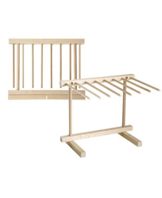 Fante's Collapsible Pasta Drying Rack, Made in Italy, Wood, 13.36
