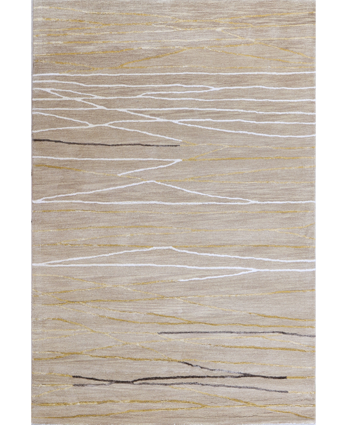 Bb Rugs Downtown DTN238 8'6in x 11'6in Area Rug - Beige