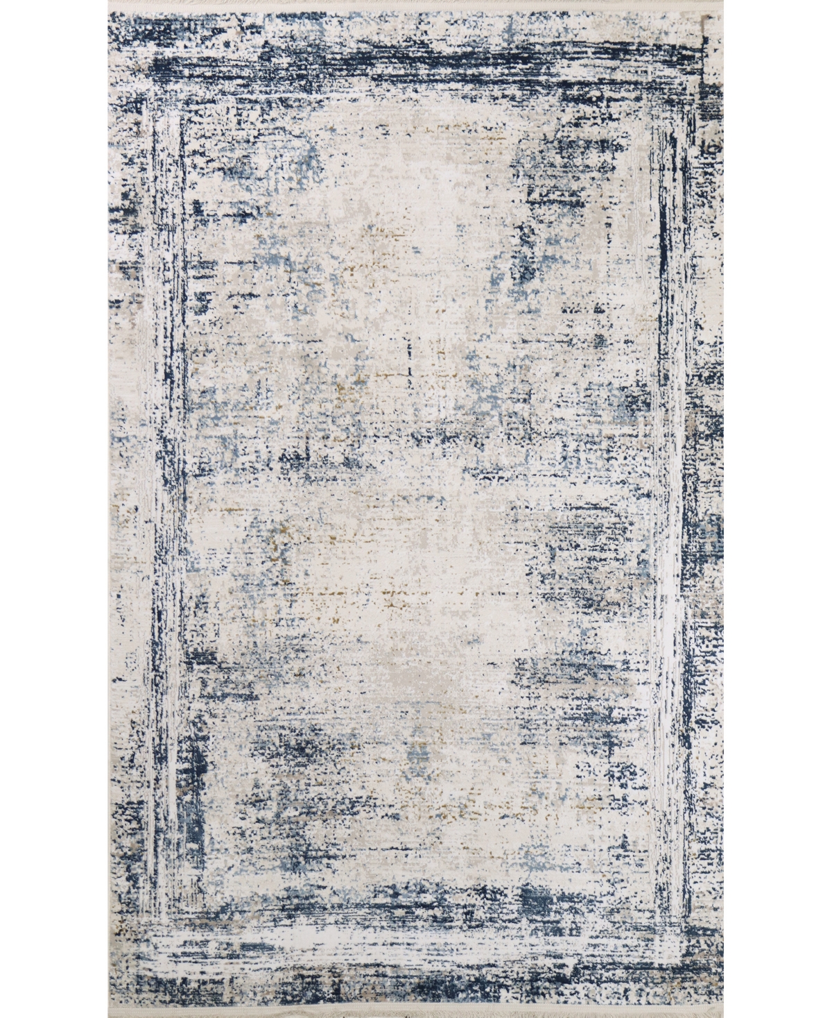 Bb Rugs Hudson HUD308 8'6in x 11'6in Area Rug - Ivory, Blue
