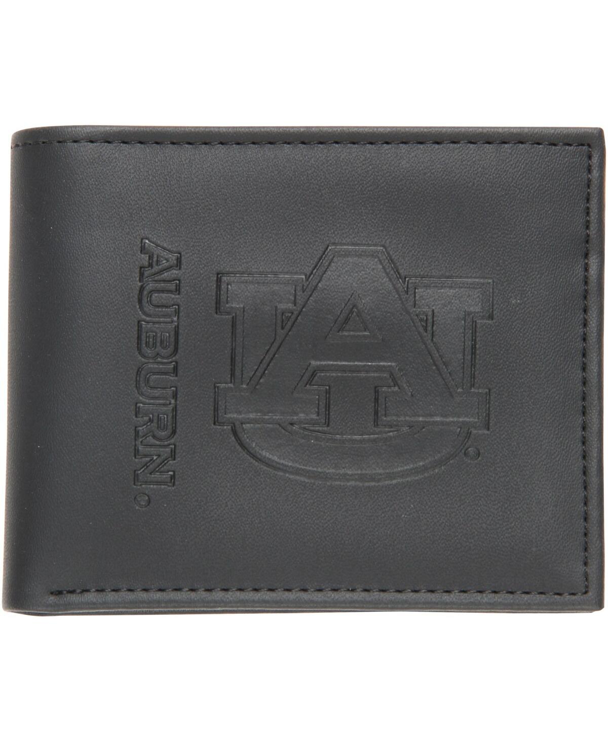 Men's Black Auburn Tigers Hybrid Bi-Fold Wallet - Black