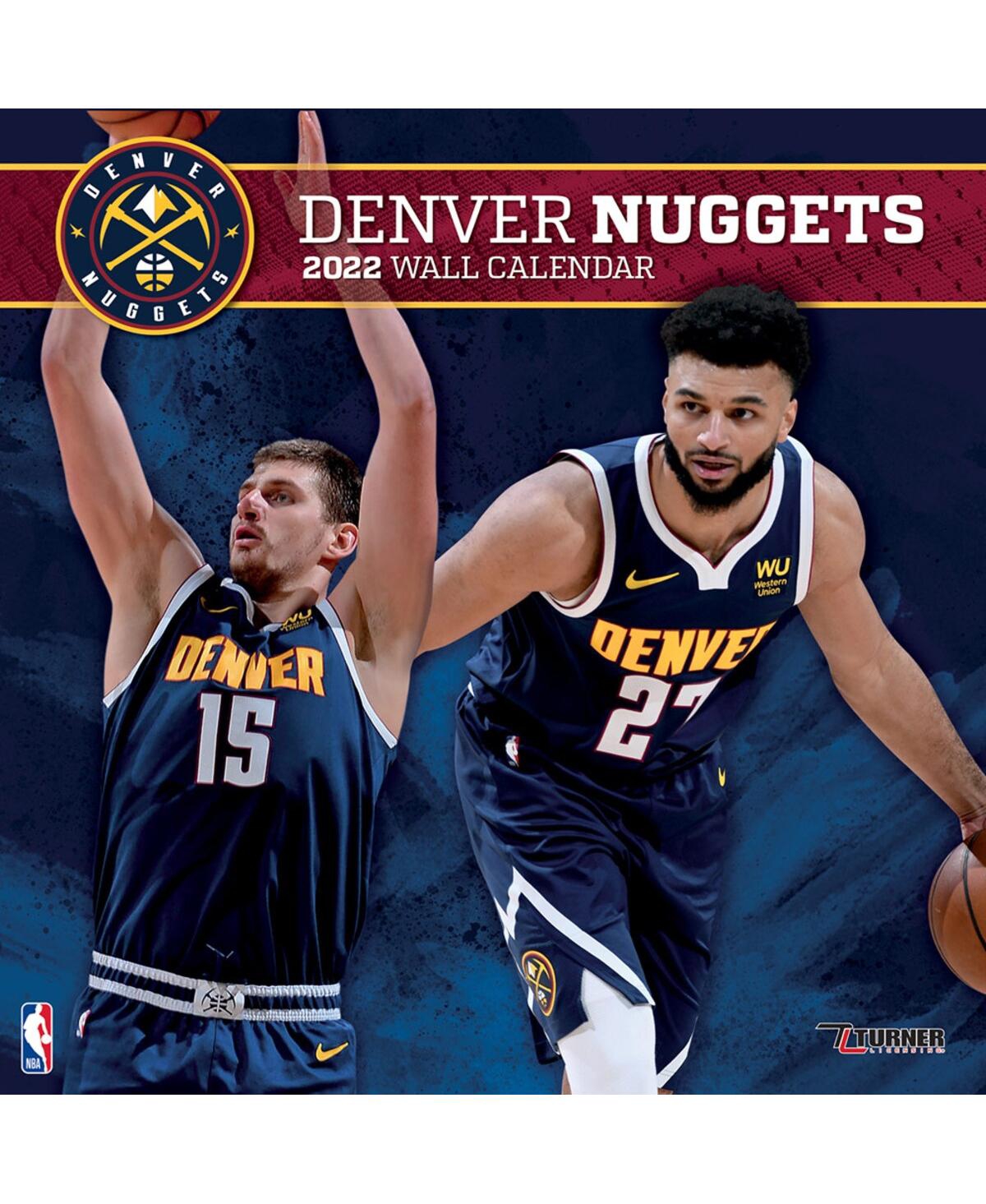 Turner Licensing Denver Nuggets 2022 Wall Calendar In Blue
