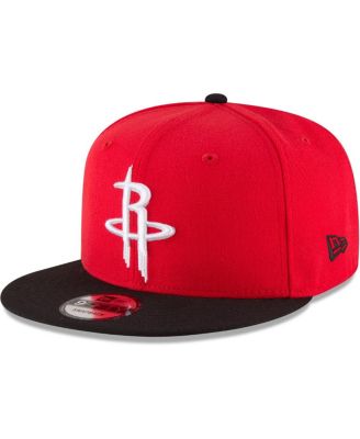 Men's Red, Black Houston Rockets Two-Tone 9FIFTY Adjustable Hat