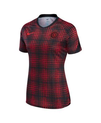 Women's Black Portland Thorns FC Pre-Match Top