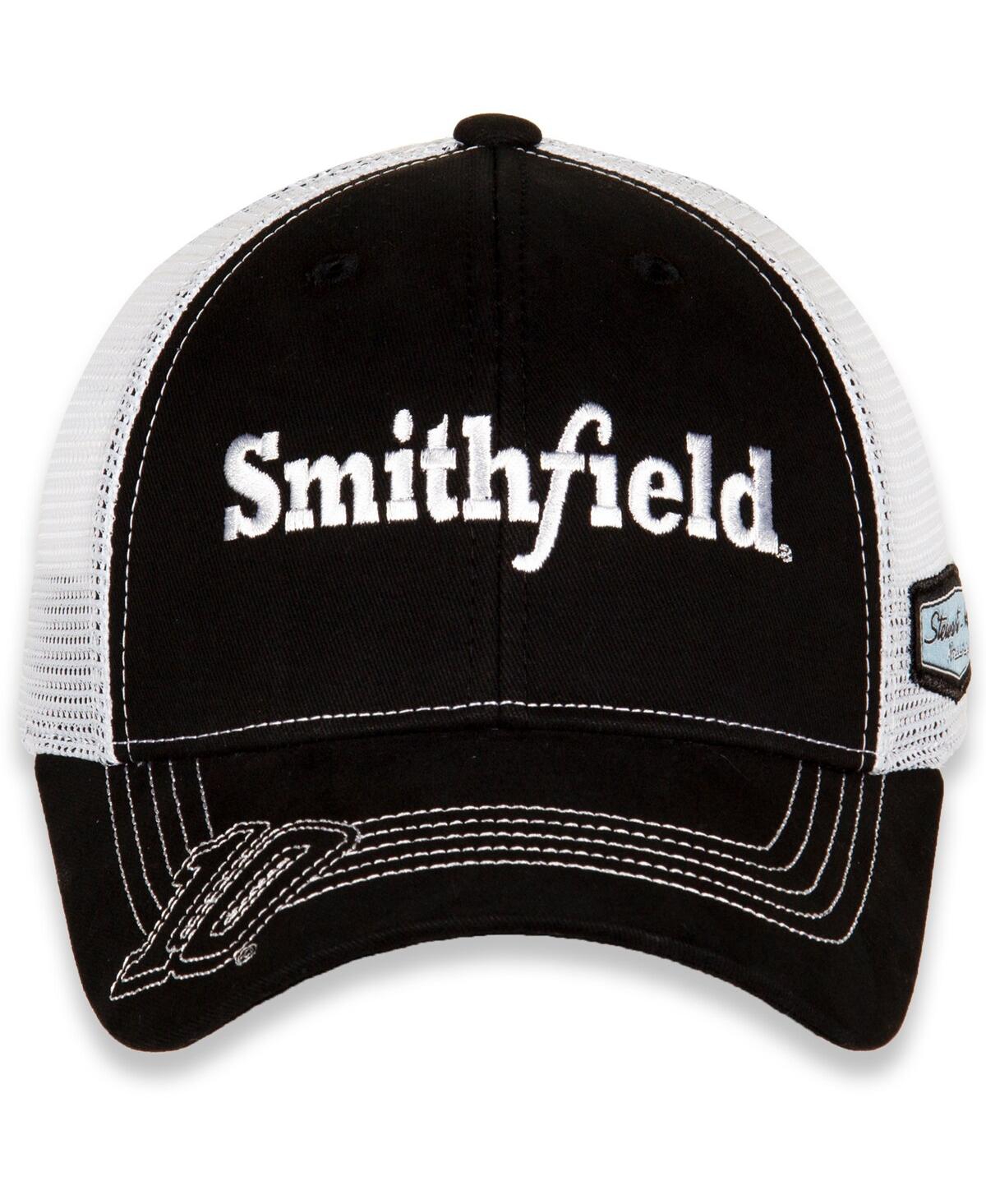 Men's Stewart-Haas Racing Team Collection White Aric Almirola Smithfield Adjustable Hat - White
